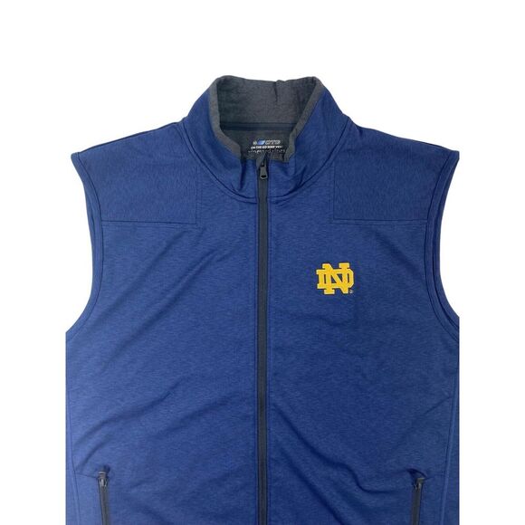 VINEYARD VINES x NOTRE DAME 'On-The-Go Shep Vest' Mens Full Zip Stretch 2XL EUC - Picture 8 of 12